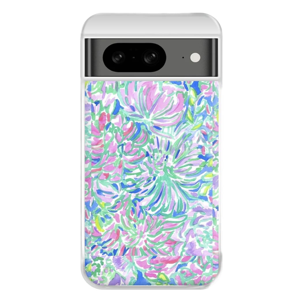 Colourful Floral Painting Phone Case for Google Pixel 8