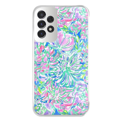 Colourful Floral Painting Phone Case for Galaxy A53