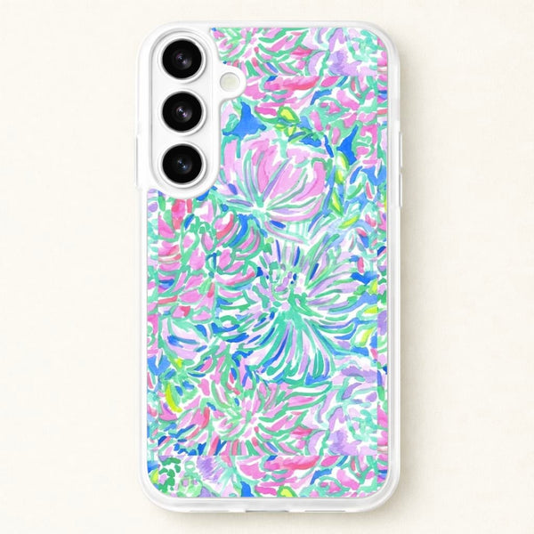Colourful Floral Painting Phone Case for Galaxy S26 Plus