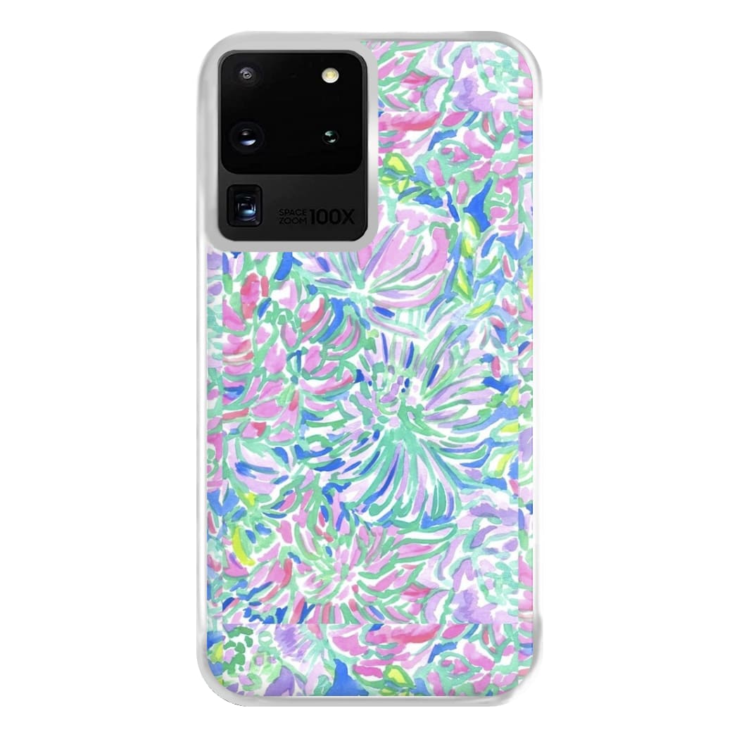 Colourful Floral Painting Phone Case for Galaxy S20 Ultra