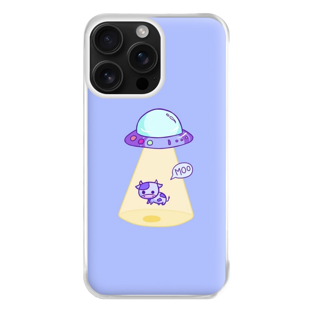 Cow Abduction Phone Case for iPhone 16 Pro Max