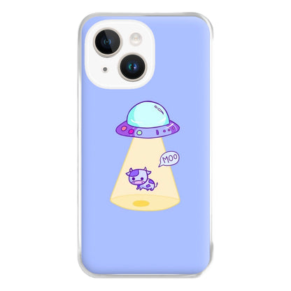 Cow Abduction Phone Case for iPhone 14 Plus