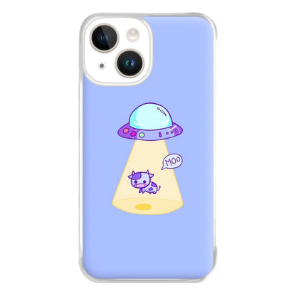 Cow Abduction Phone Case for iPhone 14