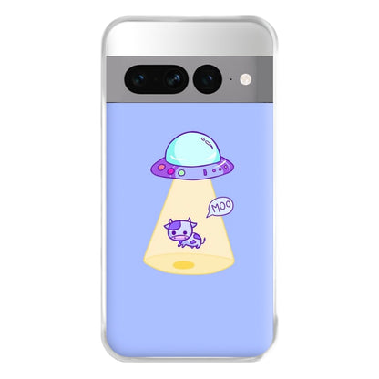 Cow Abduction Phone Case for Google Pixel 7 Pro