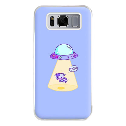 Cow Abduction Phone Case for Galaxy S8 Plus