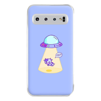 Cow Abduction Phone Case for Galaxy S10 Plus