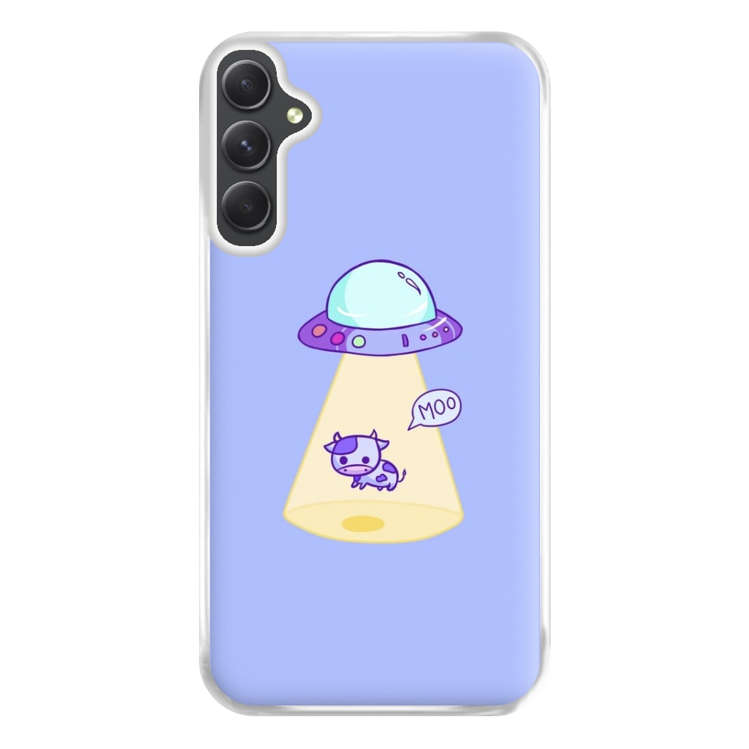 Cow Abduction Phone Case for Galaxy A14