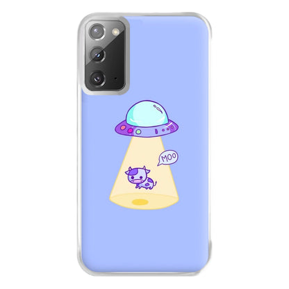 Cow Abduction Phone Case for Galaxy Note 20 Ultra