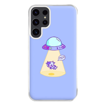 Cow Abduction Phone Case for Galaxy S23 Ultra