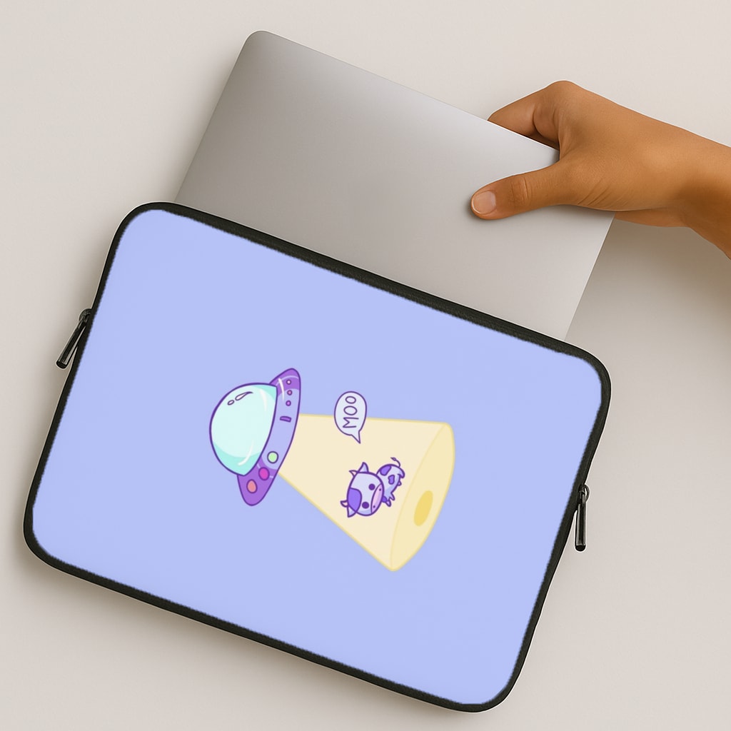 Cow Abduction MacBook Case