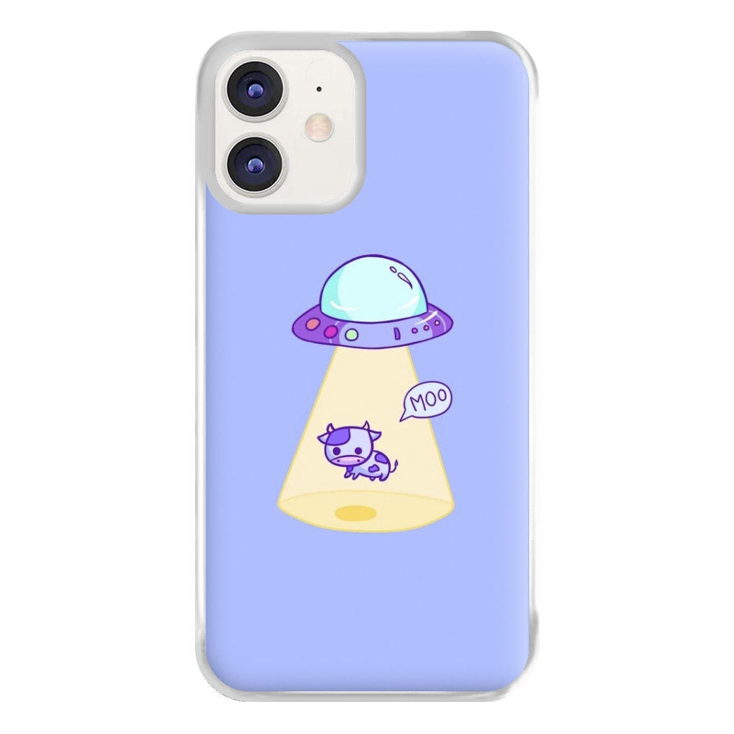 Cow Abduction Phone Case for iPhone 12 / 12 Pro