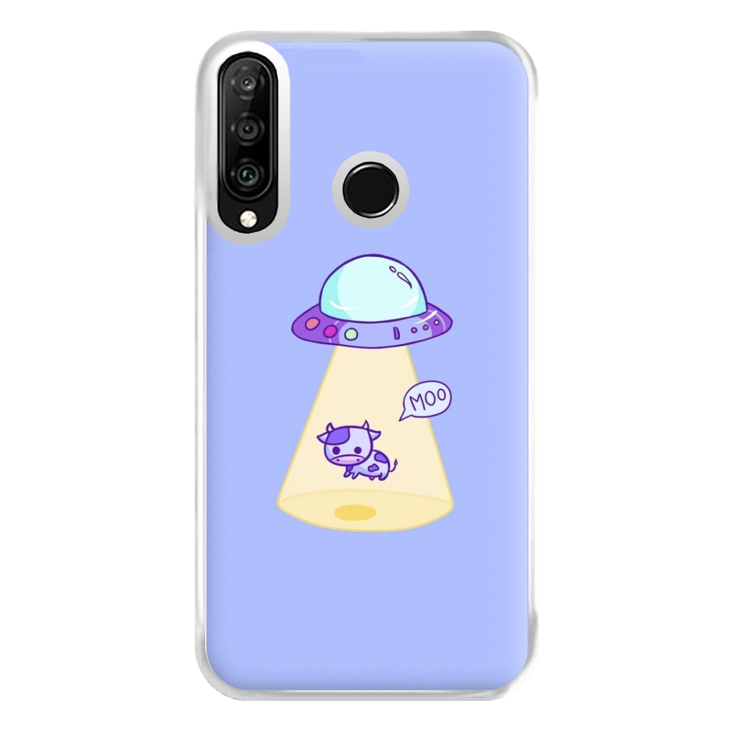 Cow Abduction Phone Case for Huawei P30 Lite