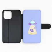 Cow Abduction Flip / Wallet Phone Case 2