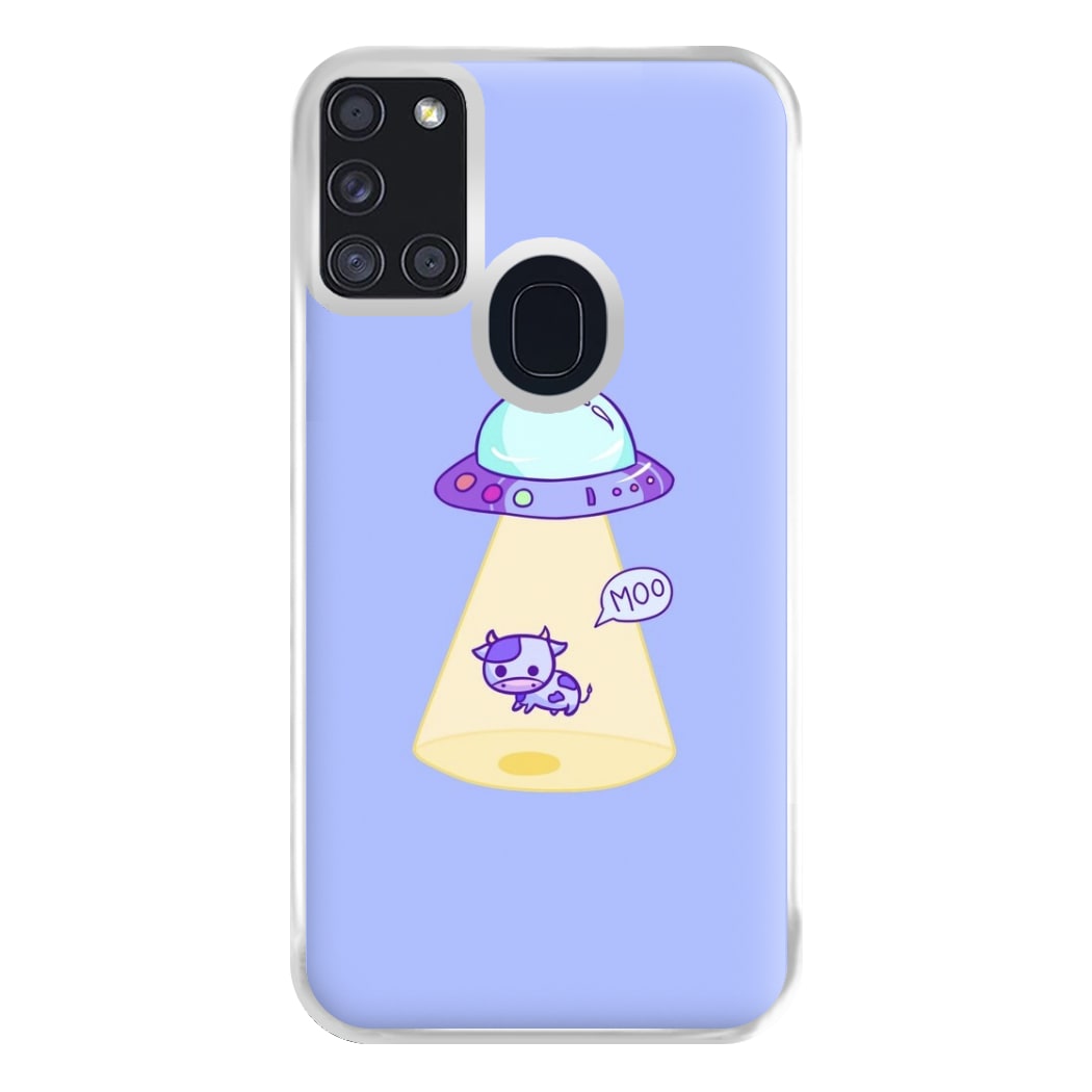 Cow Abduction Phone Case for Galaxy A21s