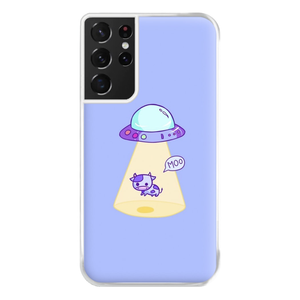 Cow Abduction Phone Case for Galaxy S21 Ultra