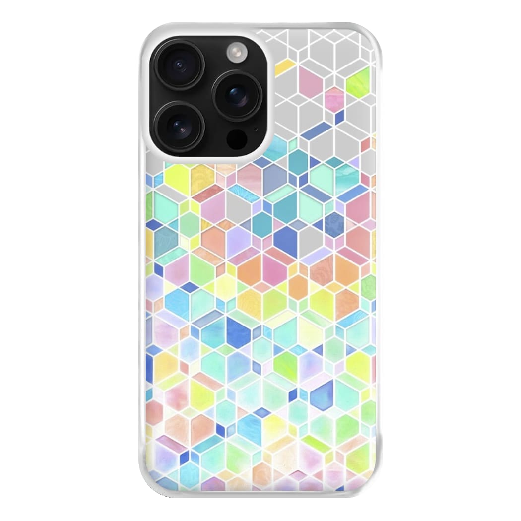 Bright Hexagon Pattern Phone Case