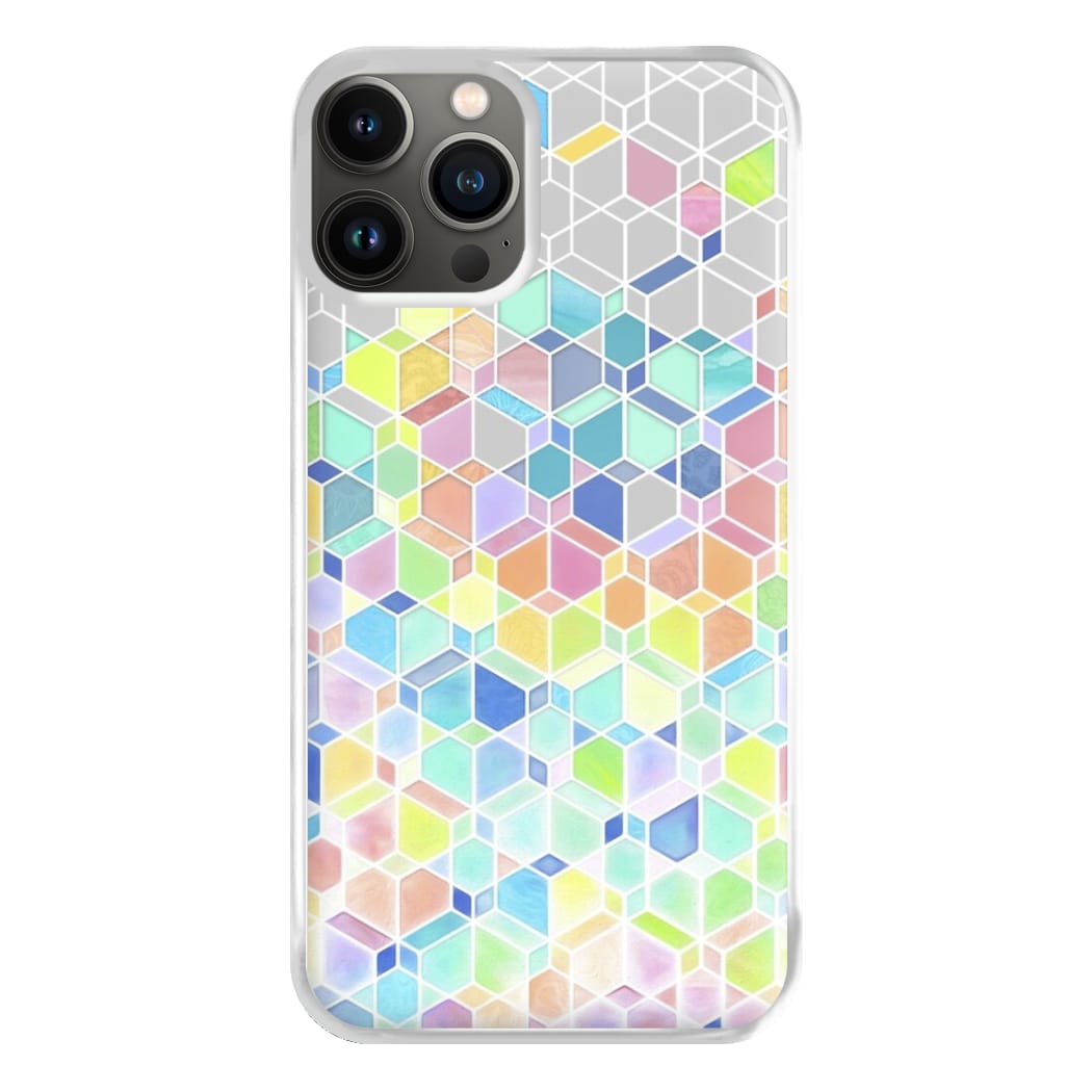 Bright Hexagon Pattern Phone Case for iPhone 11 Pro Max