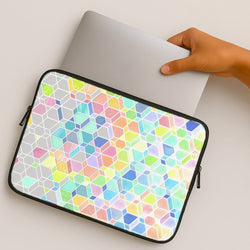 Bright Hexagon Pattern MacBook Case