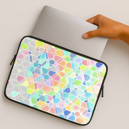 Bright Hexagon Pattern MacBook Case