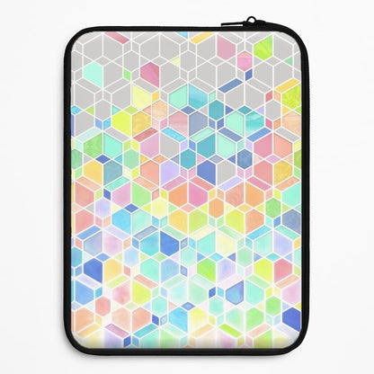Bright Hexagon Pattern Universal Laptop Sleeve