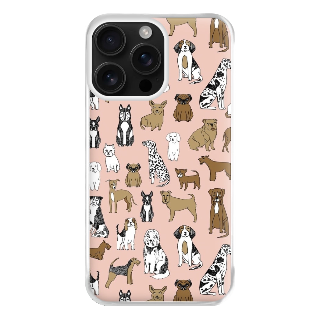 Dog Breeds - Animal Pattern Phone Case