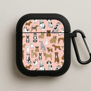 Dog Breeds - Animal Pattern AirPods Case 1