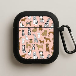 Dog Breeds - Animal Pattern AirPods Case
