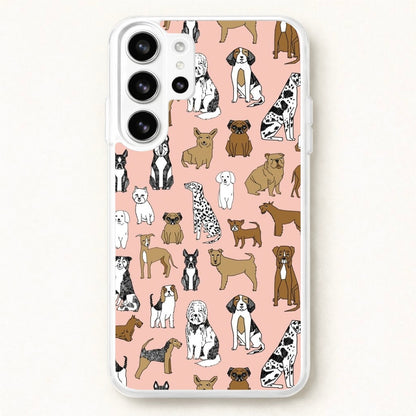Dog Breeds - Animal Pattern Phone Case for Galaxy S26 Ultra