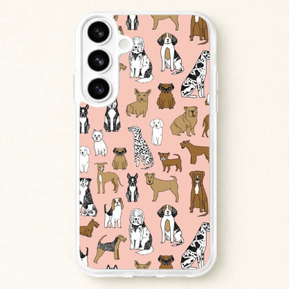 Dog Breeds - Animal Pattern Phone Case for Galaxy S26
