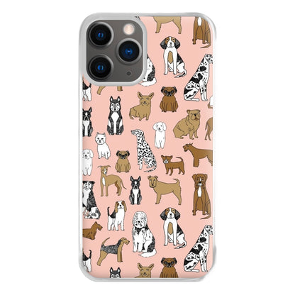 Dog Breeds - Animal Pattern Phone Case for iPhone 12 Pro Max