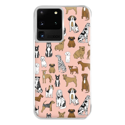 Dog Breeds - Animal Pattern Phone Case for Galaxy S20 Ultra