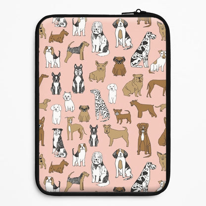 Dog Breeds - Animal Pattern Universal Laptop Sleeve