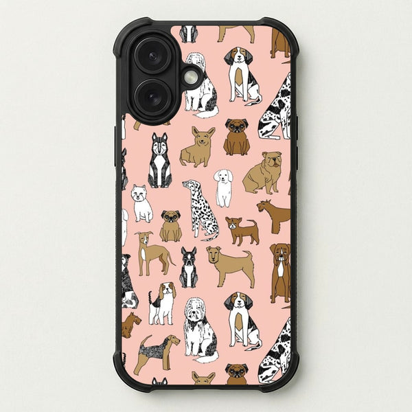 Dog Breeds - Animal Pattern Phone Case — Bumper case