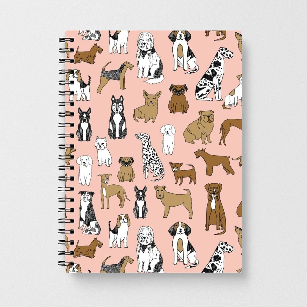 Dog Breeds - Animal Pattern Notebook
