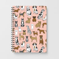 Dog Breeds - Animal Pattern Notebook