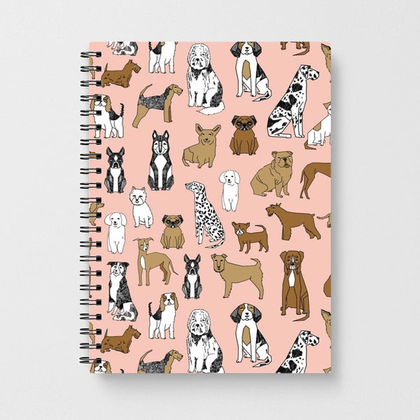 Dog Breeds - Animal Pattern Notebook
