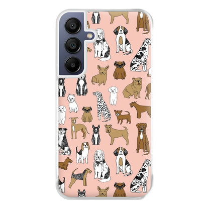 Dog Breeds - Animal Pattern Phone Case for Galaxy A16