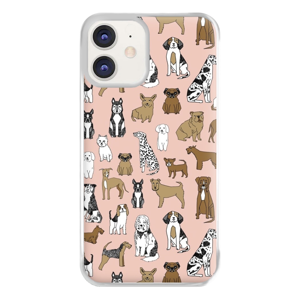 Dog Breeds - Animal Pattern Phone Case for iPhone 11