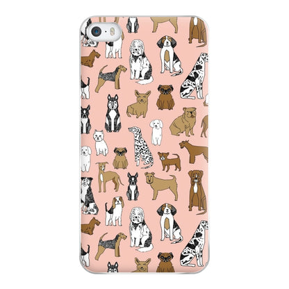 Dog Breeds - Animal Pattern Phone Case for iPhone 5 / 5s / SE 2016