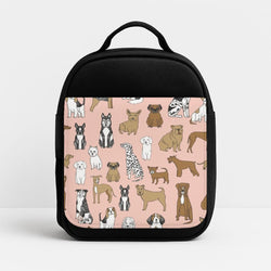 Dog Breeds - Animal Pattern Insulated Lunchbox
