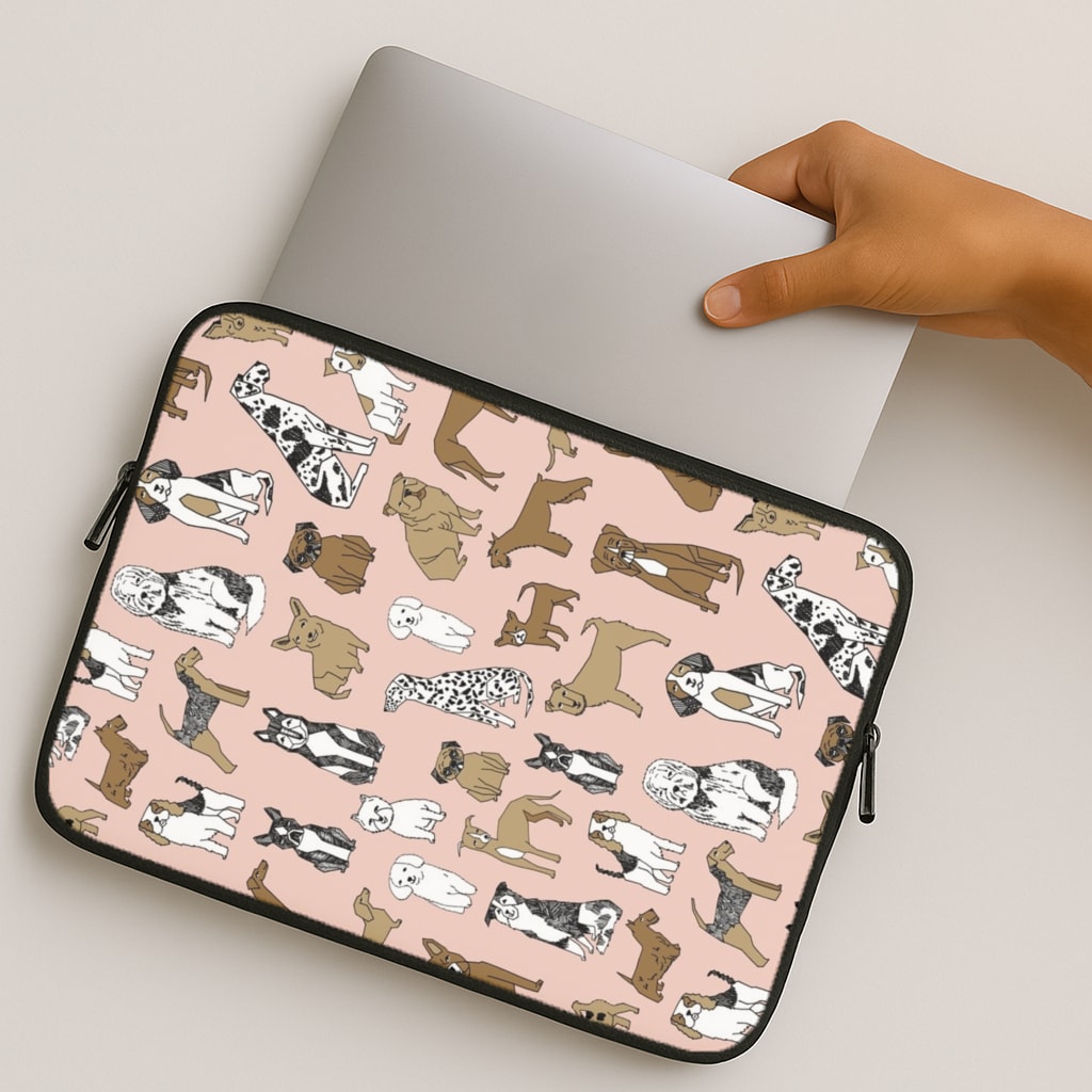 Dog Breeds - Animal Pattern MacBook Case
