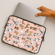 Dog Breeds - Animal Pattern Laptop Sleeve 2