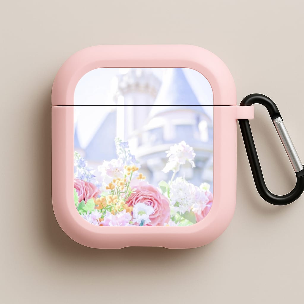 Springtime Disney Pink AirPods Case