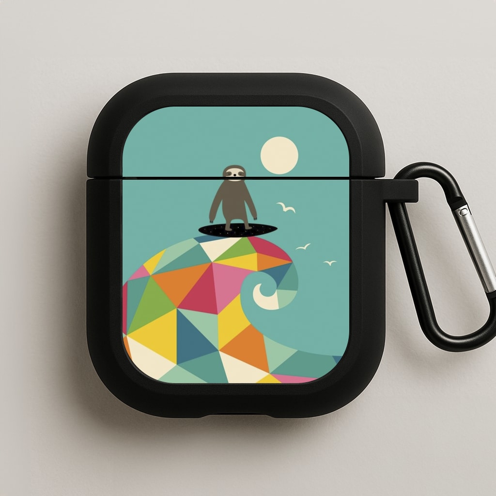 Surfing Sloth AirPods Case