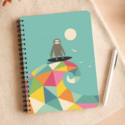Surfing Sloth Notepad