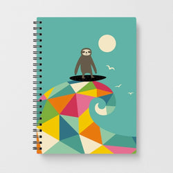 Surfing Sloth Notebook