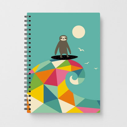 Surfing Sloth Notebook