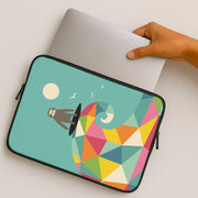 Surfing Sloth Laptop Sleeve 2