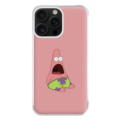 Surprised Patrick Phone Case for iPhone 16 Pro Max