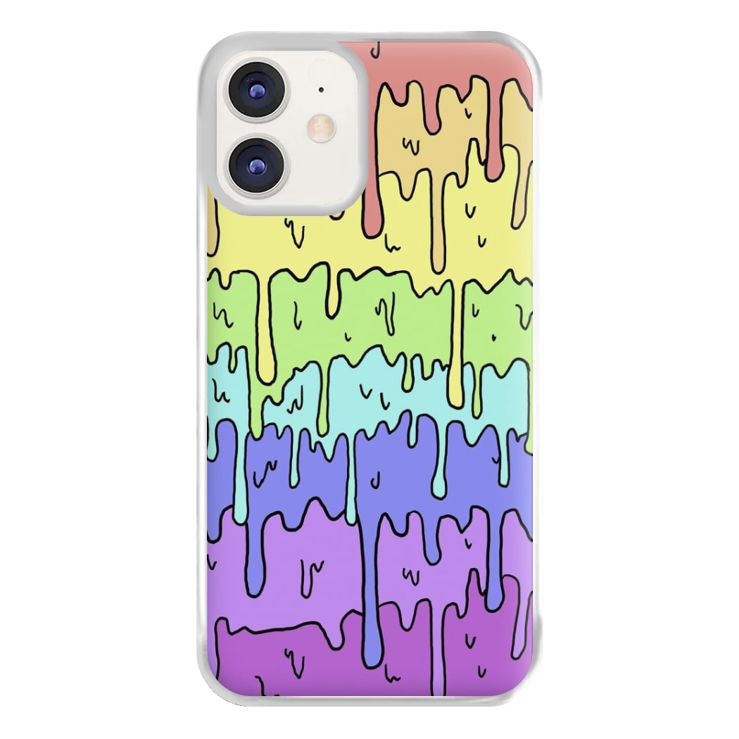 Dripping Rainbow Phone Case for iPhone 11